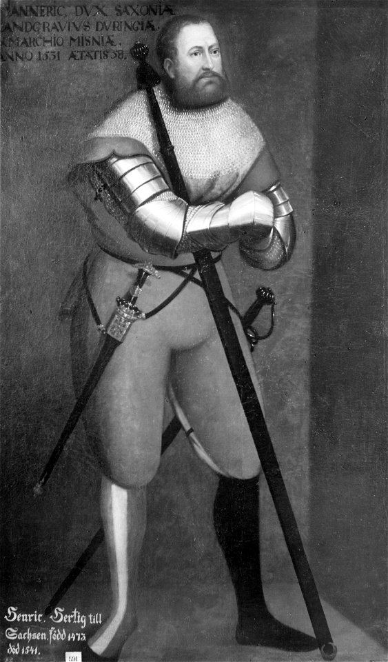Henrik den fromme, 1473-1541, hertig av Sachsen (David Frumerie) - Nationalmuseum - 15261