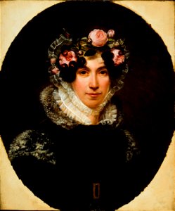 Henri-François Riesener - Portrait de Madame Bernard-Léon, épouse de l'acteur - P1782 - Musée Carnavalet