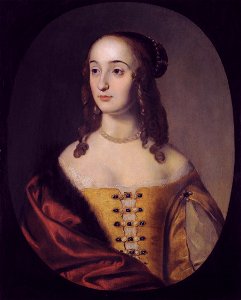 Henriette Marie princess Palatine (1626-1651), studio of Gerrit van Honthorst