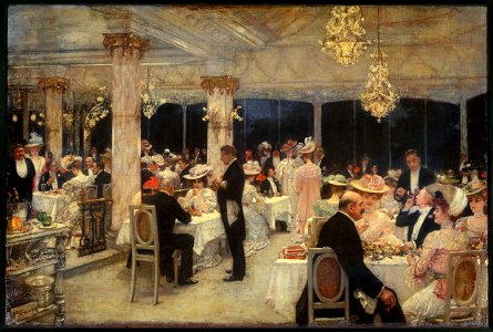 Henri Gervex - Armenonville, le soir du Grand-Prix - P2709 - Musée Carnavalet