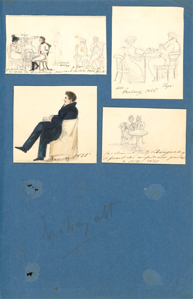 Henriette Odescalchi - Album kresieb z rokov 1817 - 1870 - K 6232-42 - Slovak National Gallery