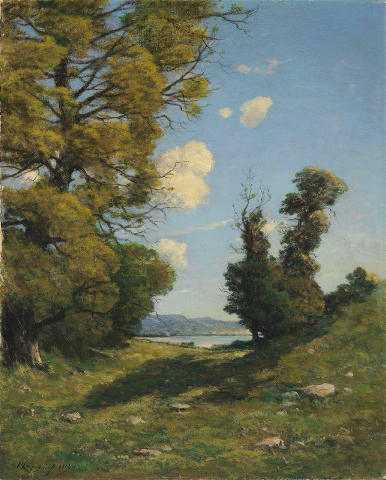 Henri Joseph Harpignies - Souvenir de Dauphiné (1898)