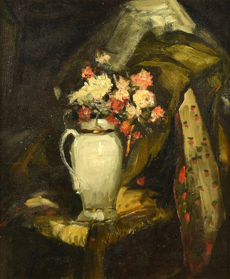 Still Life with White Pitcher by Robert Henri, 1899
