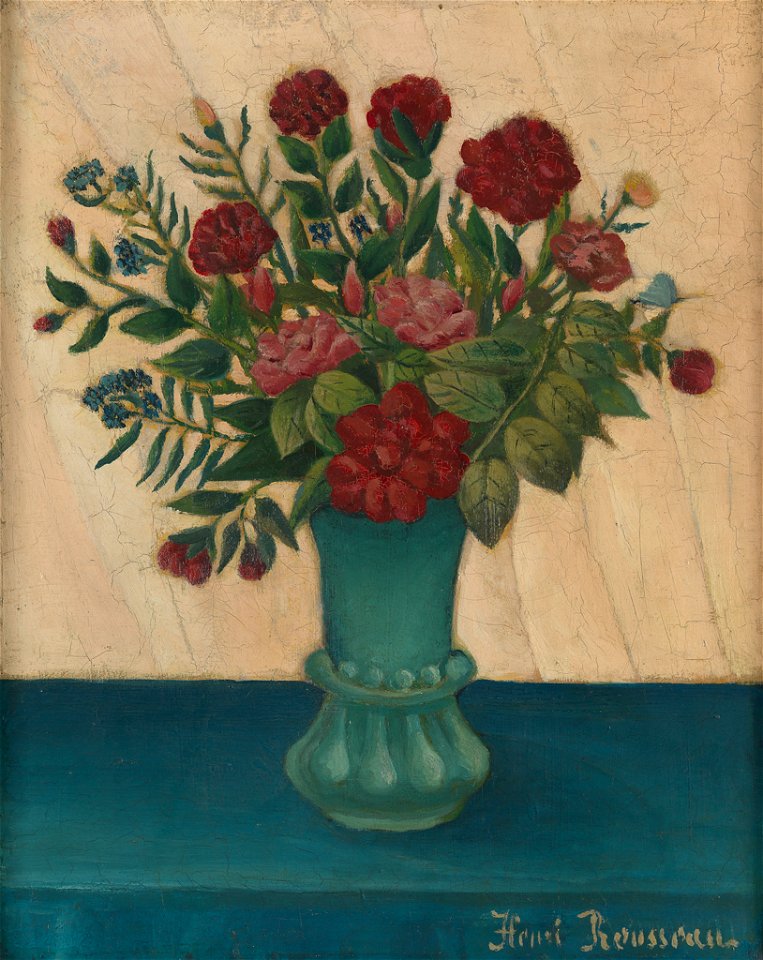 Henri Rousseau - Flowers in a Vase - 42.220 - Rhode Island School of Design Museum