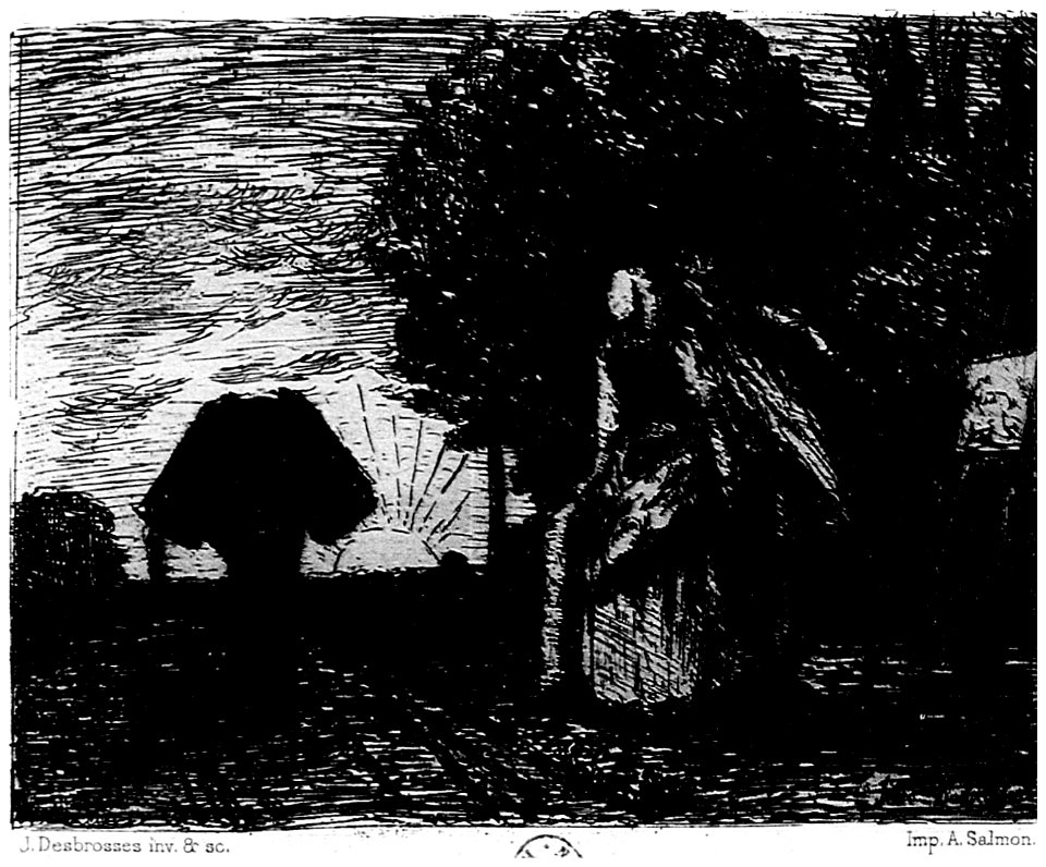 Henriet - Le paysagiste aux champs, 1876, Grav p. 090