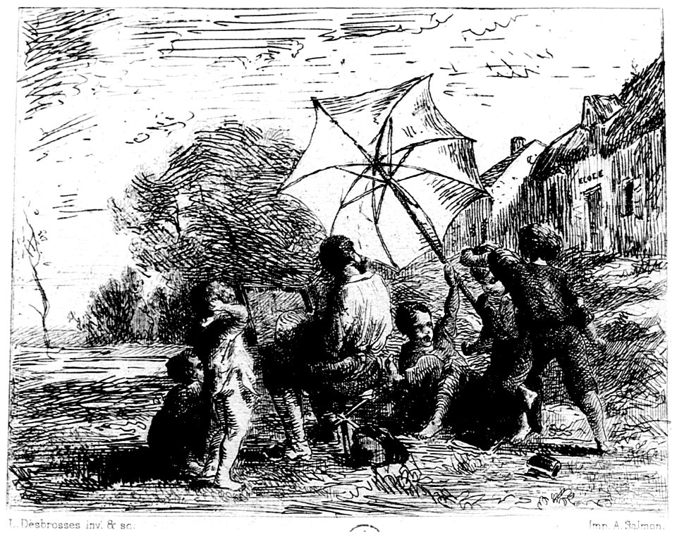 Henriet - Le paysagiste aux champs, 1876, Grav p. 060