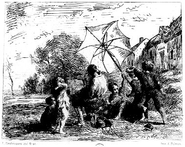 Henriet - Le paysagiste aux champs, 1876, Grav p. 060