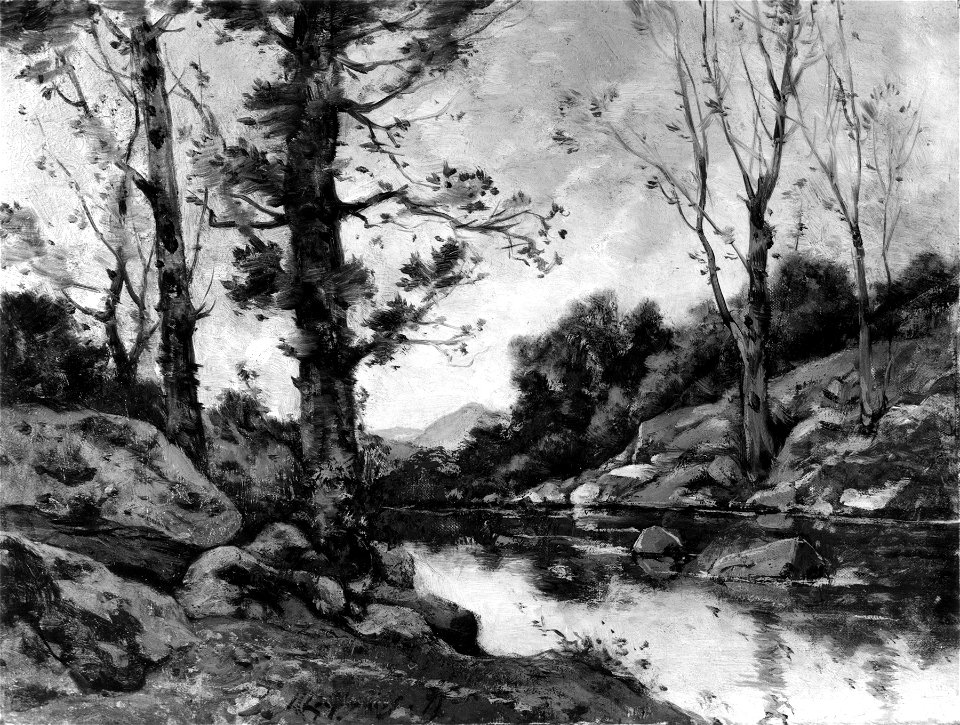 Henri-Joseph Harpignies - View at Hérisson, Allier