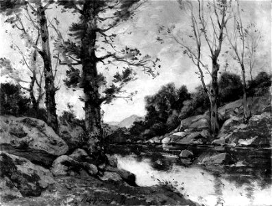 Henri-Joseph Harpignies - View at Hérisson, Allier
