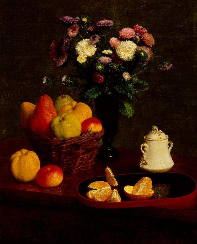 Henri Fantin-Latour - Flowers and fruit - Google Art Project