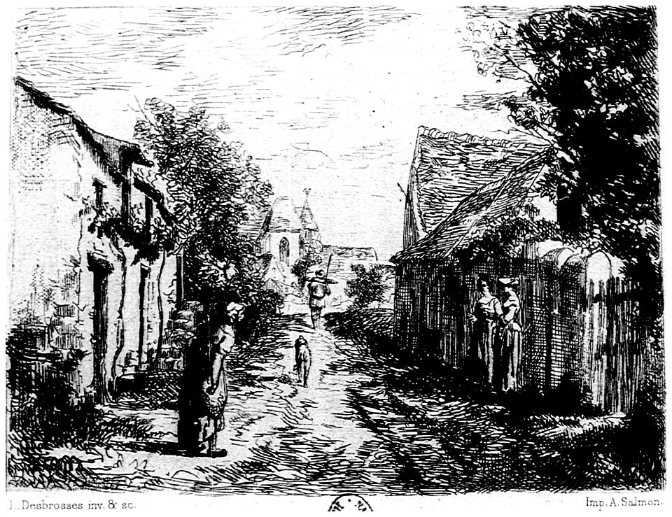 Henriet - Le paysagiste aux champs, 1876, Grav p. 040