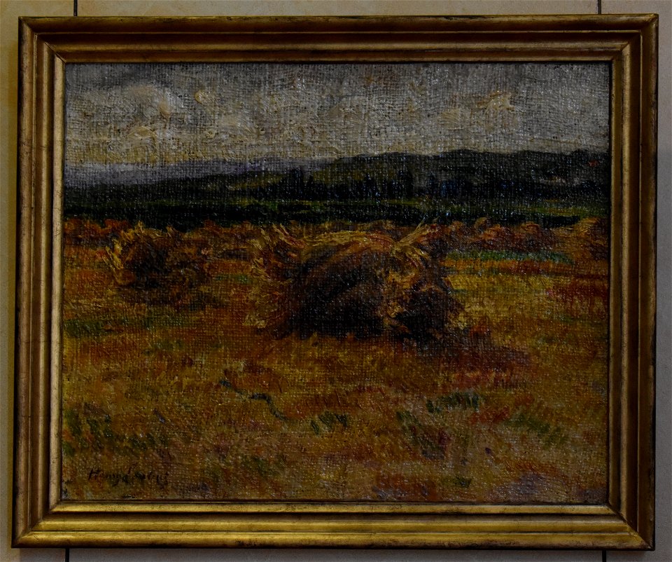 Henri Loubat - Meule de foin 01