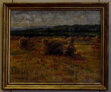 Henri Loubat - Meule de foin 01
