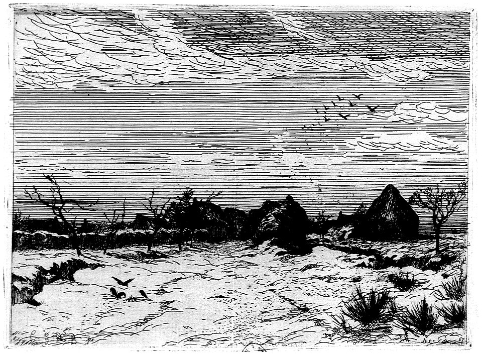 Henriet - Le paysagiste aux champs, 1876, Grav p. 211