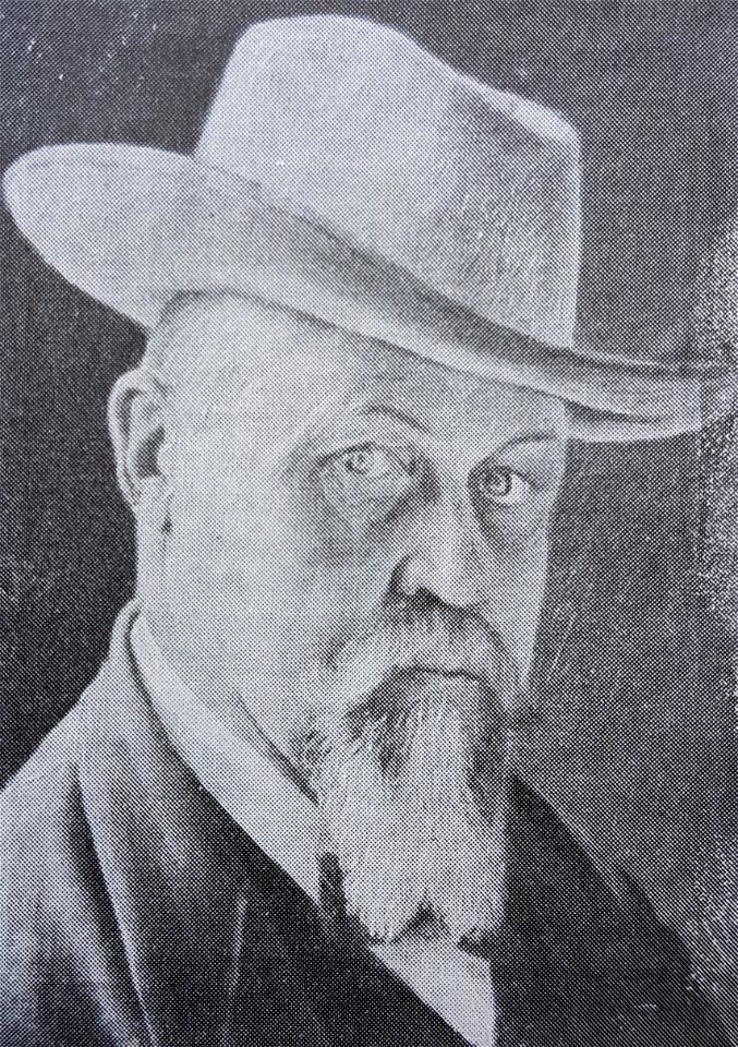 Henrik Åberg självporträtt