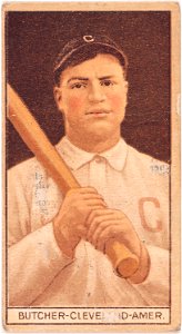 Henry (Hank) Butcher, Cleveland Naps, baseball card portrait LCCN2008678049