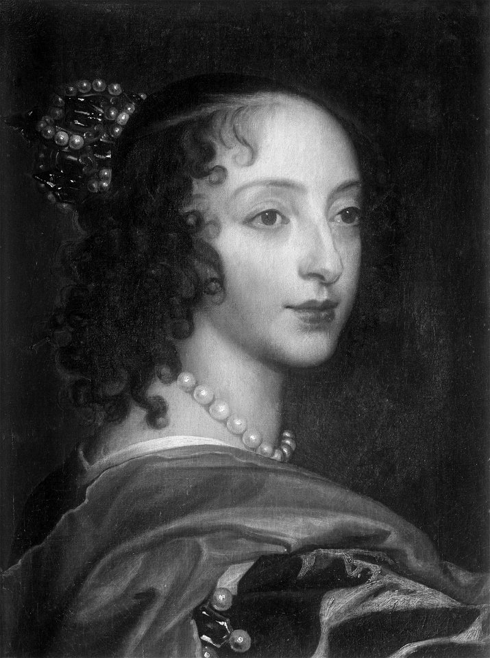 Henrietta Maria, 1609-1669, prinsessa av Frankrike - Nationalmuseum - 39837