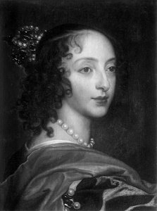 Henrietta Maria, 1609-1669, prinsessa av Frankrike - Nationalmuseum - 39837. Free illustration for personal and commercial use.