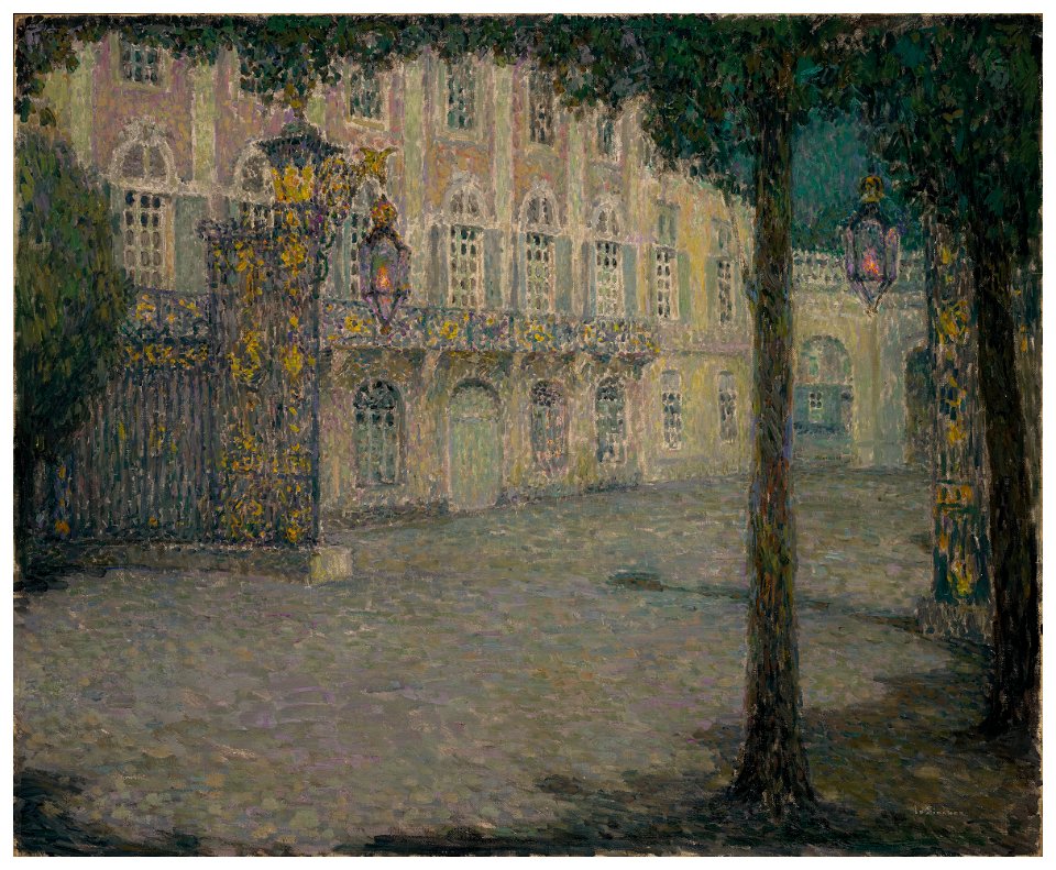 Henri le sidaner la place de la carriere au clair de lune nancy113957)