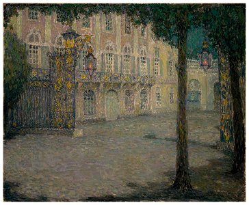Henri le sidaner la place de la carriere au clair de lune nancy113957)