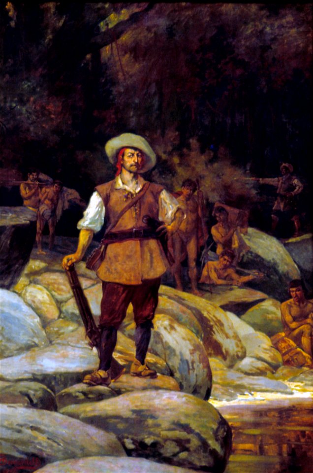 Henrique Bernardelli - Ciclo da Caça ao Índio, Acervo do Museu Paulista da USP