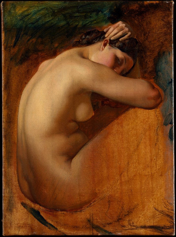 Henri Lehmann, Study of a Female Nude, The Metropolitan Museum of Art