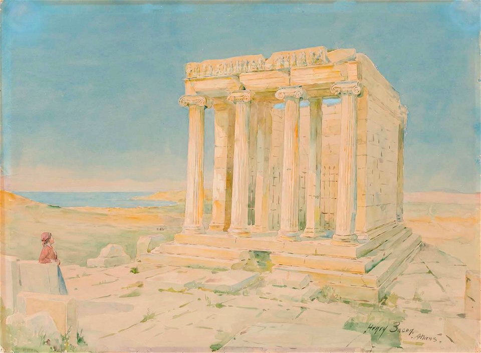 Henry Bacon - Temple of Nike Apteros - 1927.5.8 - Smithsonian American Art Museum