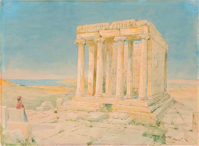 Henry Bacon - Temple of Nike Apteros - 1927.5.8 - Smithsonian American Art Museum