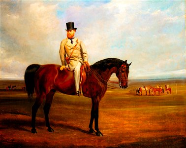 Henry Barraud (1811-74) - King Edward VII when Prince of Wales (1841-1910) on Horseback - RCIN 402305 - Royal Collection