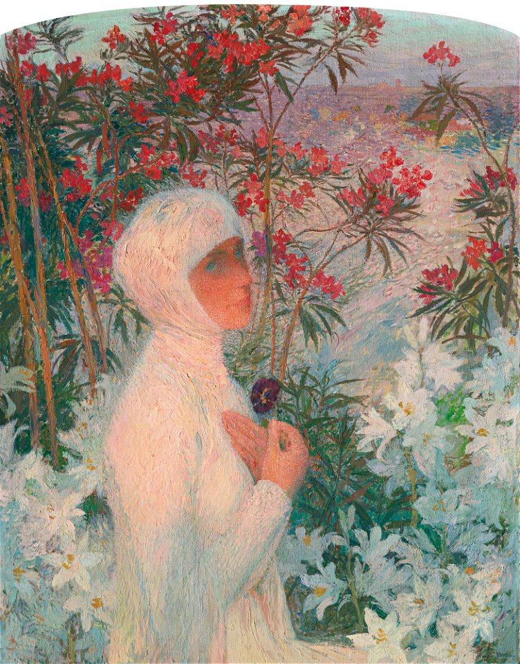 Henri Martin - La poétesse Clémence Isaure