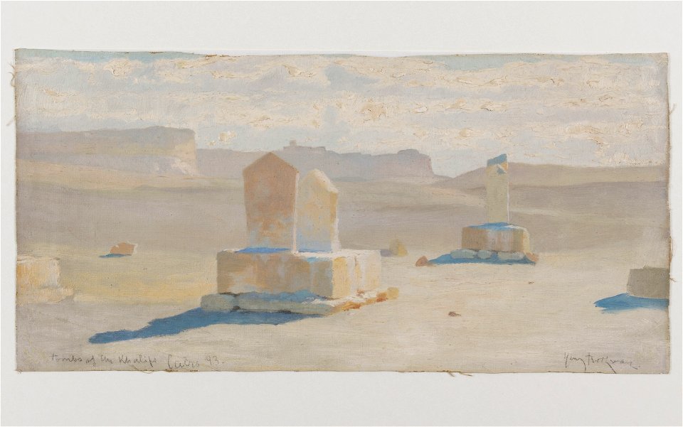 Henry Brokman - Le Caire, tombeaux des califes - PPP3630 - Musée des Beaux-Arts de la ville de Paris