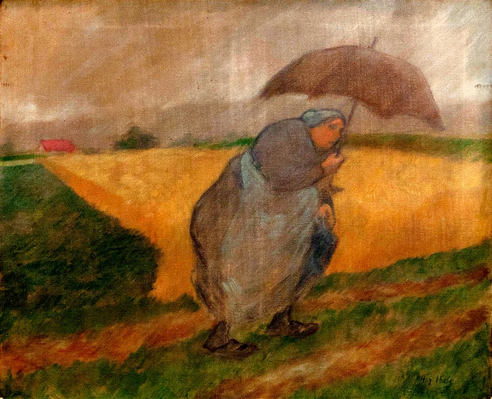 Henri-Gabriel Ibels Bretonne au parapluie