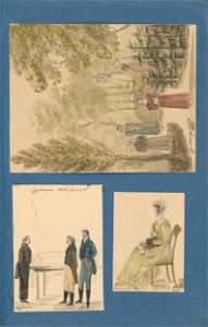 Henriette Odescalchi - Prechádzka v parku v Rusovciach. Výjavy zo života rodiny. - K 6232-48 - Slovak National Gallery