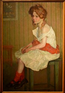 Henrika Šantel Portrait of a Girl with Red Hair