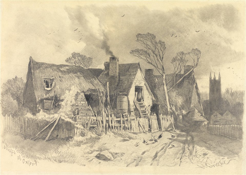 Henry Bright - Cottages at Oxford