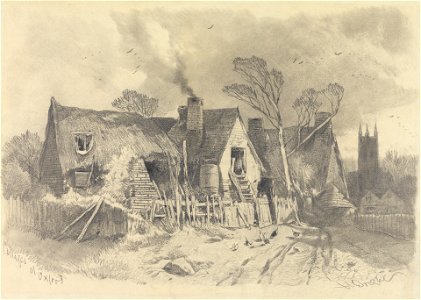 Henry Bright - Cottages at Oxford