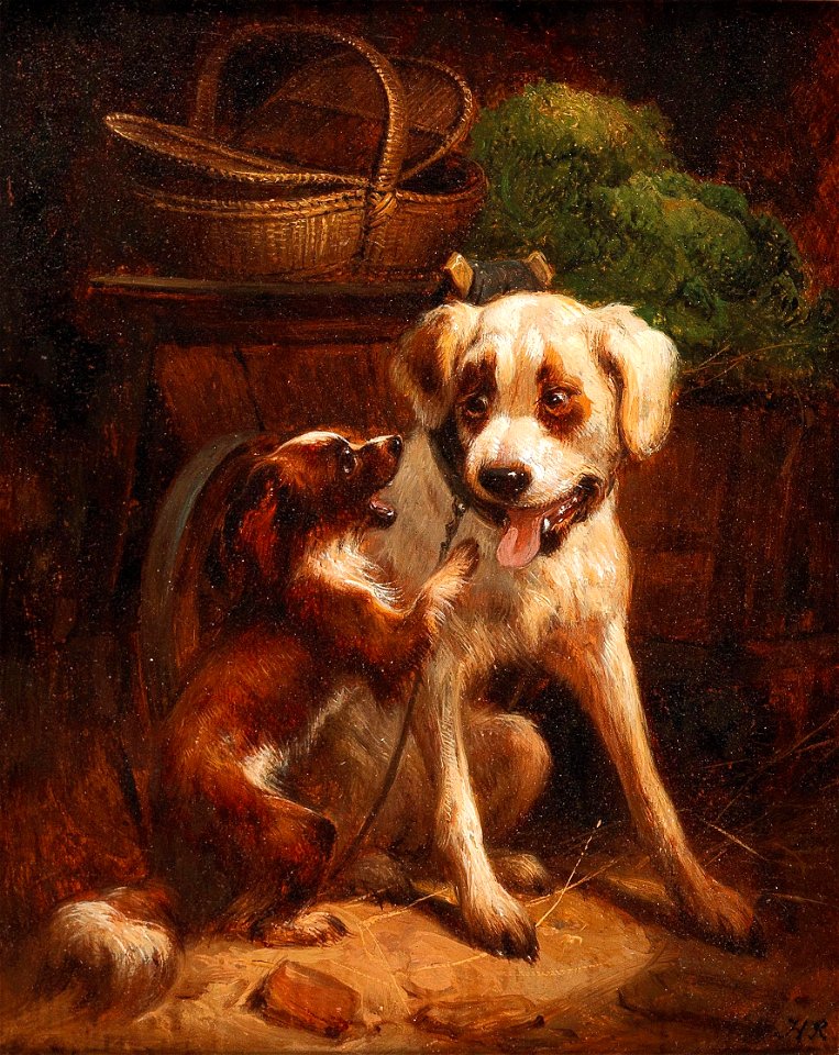 Henriëtte Ronner-Knip - Will You Play With Me