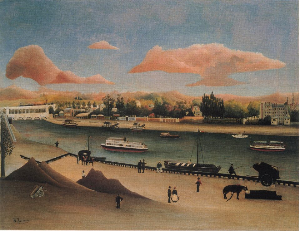 Henri Rousseau - Landscape near Auteuil