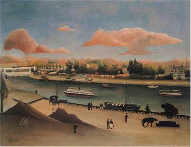 Henri Rousseau - Landscape near Auteuil