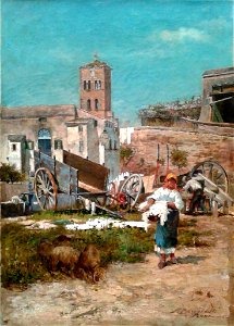 Henrique Bernardelli - Vista de Roma, c. 1884