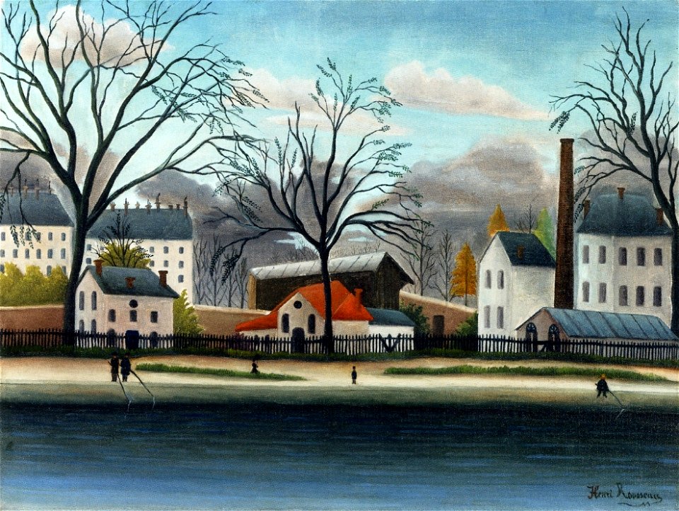 Henri Rousseau - Outskirts of Paris (V 166)