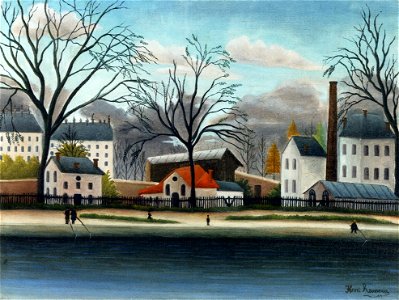Henri Rousseau - Outskirts of Paris (V 166)
