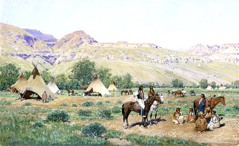 Henry F. Farny - Council of the Chiefs (1896)