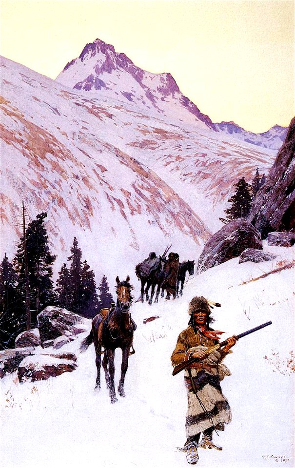 Henry Farney Indian Family Winter Move