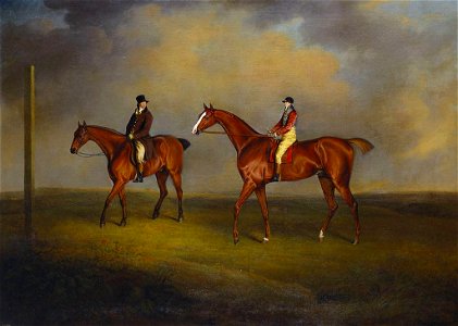 Henry Bernard Chalon (1770-1849) - Selim with William Edwards and Mr Perren - RCIN 407207 - Royal Collection