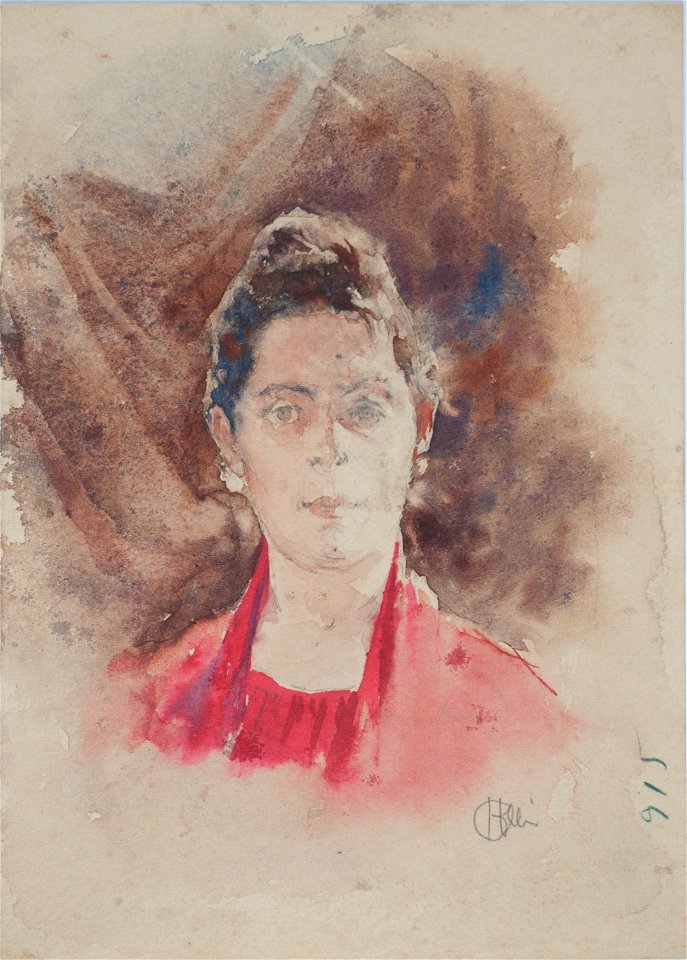Henrique Bernardelli - Retrato (Figura humana 1), Acervo do Museu Paulista da USP (cropped)