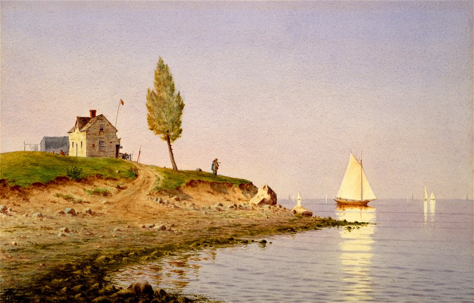 Henry Farrer - A Calm Afternoon, Long Island - 97.459 - Museum of Fine Arts