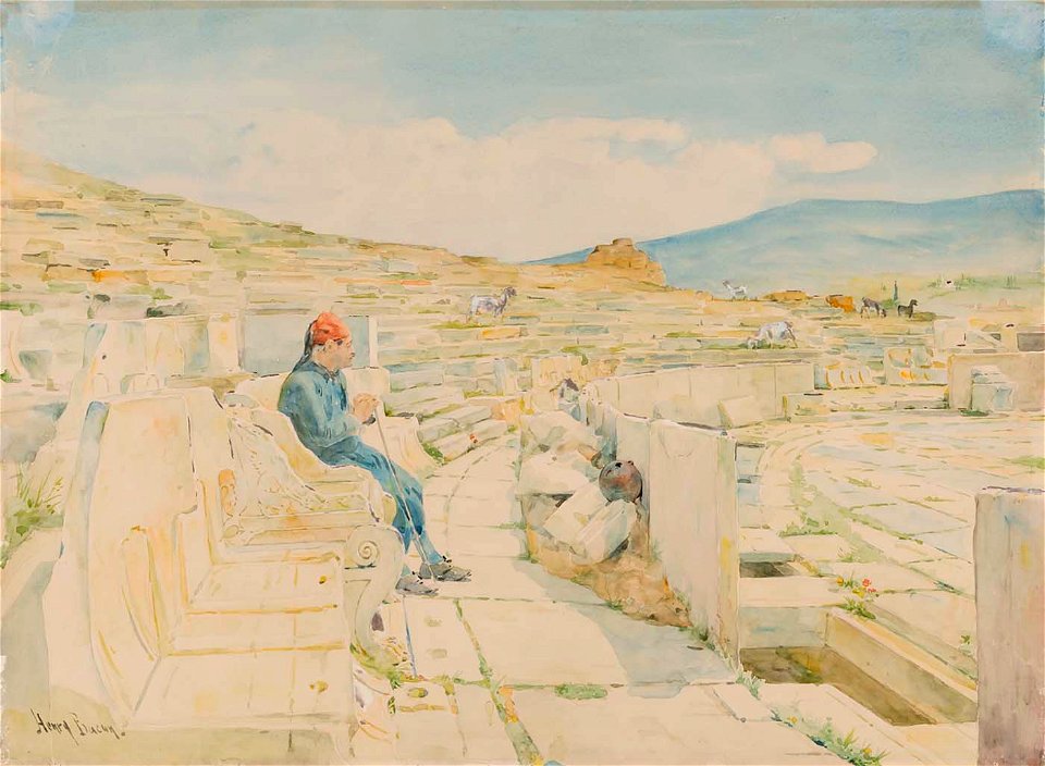 Henry Bacon - Theatre of Dionysus - 1927.5.7 - Smithsonian American Art Museum