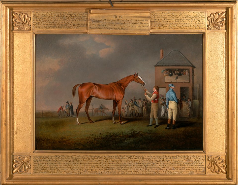 Henry Bernard Chalon - Quiz, After His Last Race at Newmarket - Google Art Project