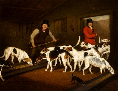 Henry Bernard Chalon - Earl of Darlington's Kennel (1813)